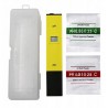 Tester PH electronic, afisaj LCD, masurare: 0,0 - 14,0 pH, 15,5 x 3,1 x 1,8 cm, galben/negru