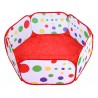 Tarc joaca pentru copii, pliabil, poliester, 300g, 90 x 35 cm, multicolor