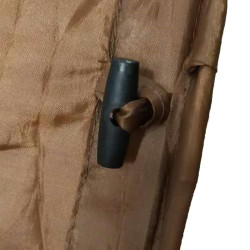 Tunel joaca pentru copii, pliabil, poliester, 300g, 150 x 45 cm, maro