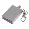 Aprinzator foc, temperatura scanteie 3000C, tip breloc, otel, 15g, 4,8 x 2,9 x 1,0 cm, argintiu