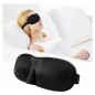 Masca dormit, forma 3D, banda elastica, unisex, negru