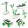 Set interactiv 6 in 1, 21 piese incluse, incarcare solara, alb/verde