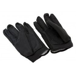 Manusi motocicleta Quad Cross Scooter, marime L, inchidere velcro, material permeabil, negru