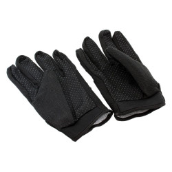 Manusi motocicleta Quad Cross Scooter, marime L, inchidere velcro, material permeabil, negru