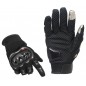 Manusi moto Scooter, marime L, material poliester si protectii cauciuc, inchidere velcro, negru Manusi moto Scooter, marime L, material poliester si protectii cauciuc, inchidere velcro, negru