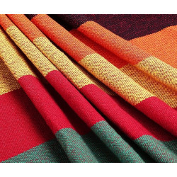 Hamac suspendat, sarcina 120 kg, bumbac 320 g/m2, 100 x 90 cm, multicolor