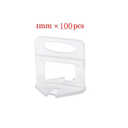 Cleme nivel placi gresie, 1 mm, set 100 bucati