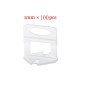 Cleme nivel placi gresie, 1 mm, set 100 bucati