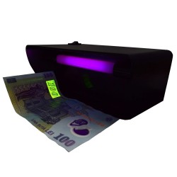 Tester profesional de bancnote cu lampa UV 4W, RESIGILAT