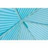 Cort copii, forma hexagonala, 6 intrari, pliabil, 135x140 cm, husa depozitare, alb albastru