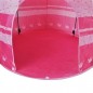 Cort de joaca tip castel, imprimeu buline si coronite, 105x135 cm, husa depozitare, roz Cort de joaca tip castel, imprimeu buline si coronite, 105x135 cm, husa depozitare, roz