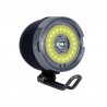 Far LED pentru bicicleta, impermeabil, 2 moduri iluminare, 10 x 8 x 7 cm, negru argintiu