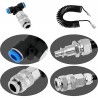 Set furtun pneumatic cu pistol, presiune maxima 13ATM, racord T, lungime 5 m