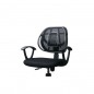 Suport lombar pentru scaun auto si de birou, zona de masaj, 39x39 cm, negru