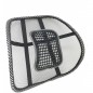 Suport lombar pentru scaun auto si de birou, zona de masaj, 39x39 cm, negru