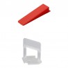 Kit pene si cleme 1 mm pentru nivelare gresie, set 200 bucati