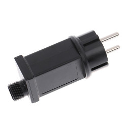 Adaptor de retea pentru ghirlande de lumini tip perdea, IP44