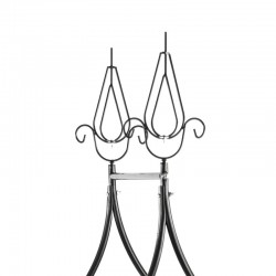 Pergola decorativa de gradina, constructie metalica, stil gothic, 240x150x37 cm