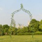 Pergola decorativa de gradina, constructie metalica, stil gothic, 240x128x37 cm