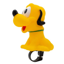 Sonerie bicicleta copii, model catel, 6.5 cm x 6.5 cm x 12.5 cm, galben