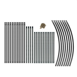 Pergola gradina, arcada metalica pentru flori, 240x140x37 cm