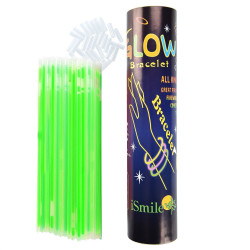 Betisoare bratari luminoase glow sticks, diverse culori, set 100 bucati