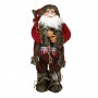 Figurina Mos Craciun cu felinar, inaltime 60cm, sac cadouri, decoratiune Craciun