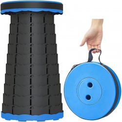 Scaun rotund pliabil, telescopic, maner pentru transport, pescuit si camping