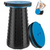 Scaun rotund pliabil, telescopic, maner pentru transport, pescuit si camping