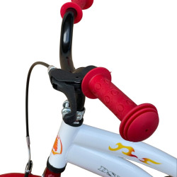 Bicicleta copii 12 inch, ghidon reglabil, roti ajutatoare detasabile, frana V-Brake