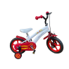 Bicicleta copii 12 inch, ghidon reglabil, roti ajutatoare detasabile, frana V-Brake