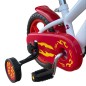 Bicicleta copii 12 inch, ghidon reglabil, roti ajutatoare detasabile, frana V-Brake
