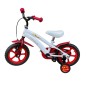 Bicicleta copii 12 inch, ghidon reglabil, roti ajutatoare detasabile, frana V-Brake