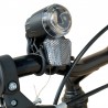 Bicicleta MTB 16 inch, suspensii, aparatoare lant, sistem franare V-Brake, negru verde