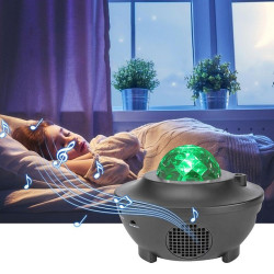 Proiector LED RGB Starry Galaxy, Bluetooth, difuzor muzical, control telecomanda, timer