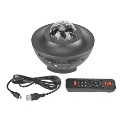 Proiector LED RGB Starry Galaxy, Bluetooth, difuzor muzical, control telecomanda, timer