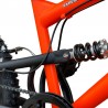 Bicicleta MTB 20 inch, cadru otel, suspensii, frane V-Brake, 6 viteze, portocaliu