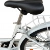 Bicicleta dama, roti 24 inch, portbagaj, cos cumparaturi, frane V-Brake, 6 viteze