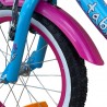 Bicicleta copii, 16 inch, scaun ajustabil, cos cumparaturi, maner de sustinere, roti ajutatoare detasabile