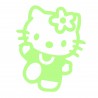 Sticker fosforescent luminos model Hello Kitty