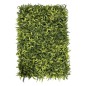 Gard artificial cu frunze verzi, panou 40x60 cm, decor sau mascare, suport grila PE