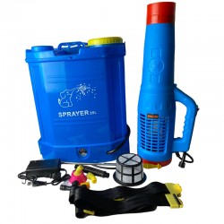 Pompa de stropit electrica, cu atomizor, capacitate 20 litri, rezervor tip rucsac, 12V