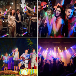 Bagheta Foam stick cu LED, accesoriu petrecere si festival, lungime 46 cm