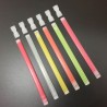 Bratara luminoasa tripla, glow sticks, 1.5 cm, diverse culori