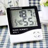 Statie meteo cu higrometru, ecran LCD, alarma, afisaj ora, data, calendar