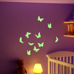 Sticker decorativ glow luminos model 10 Fluturasi