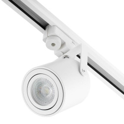 Proiector LED GU10, directionabil pe sina monofazata, 35W, alb