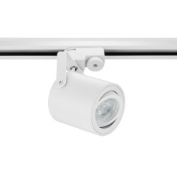 Proiector LED GU10, directionabil pe sina monofazata, 35W, alb
