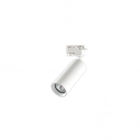 Proiector pe sina, bec LED GU10, putere 35W, aluminiu alb mat