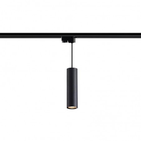 Spot LED suspendat, 35W, IP20, dimensiune 6 x 120 cm, aluminiu, negru mat